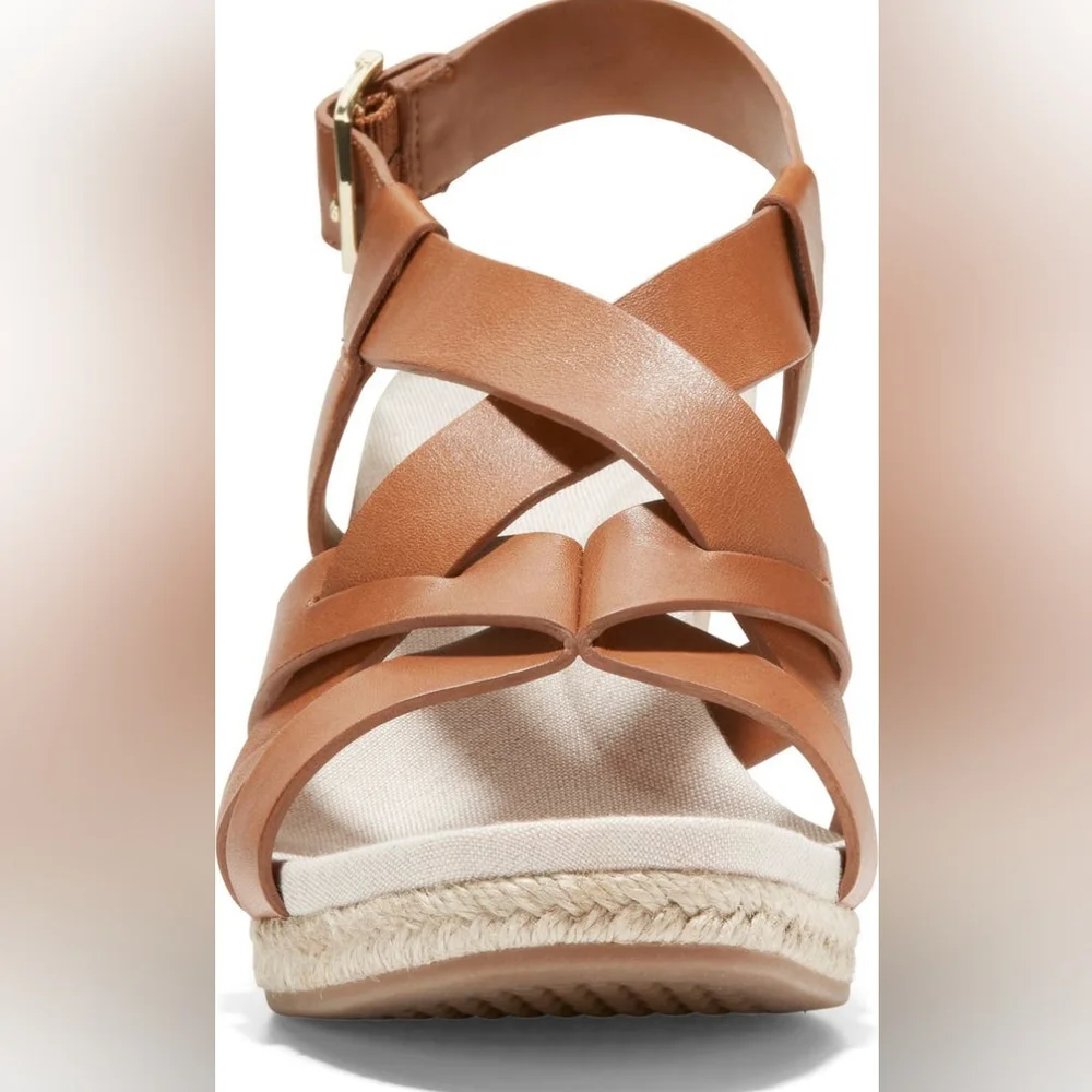 👣COLE HAAN Crystal Espadrille Sandal in Honey